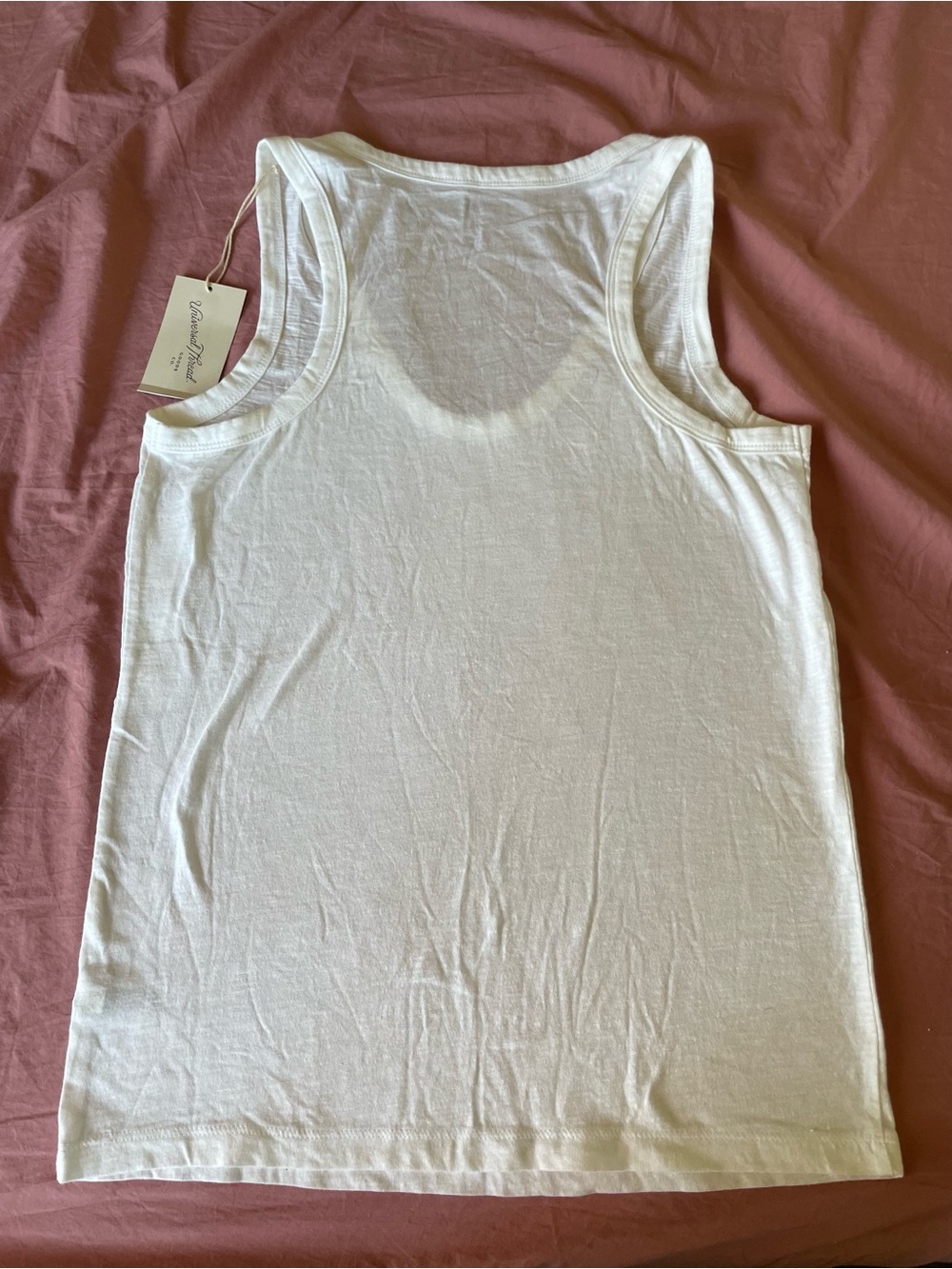 NWT Universal Thread White Scoop Neck Tank Top Size Small - Picture 4 of 5
